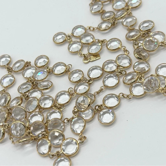 Swarovski Crystal Clear Bezel Charm Necklace - Picture 2 of 3